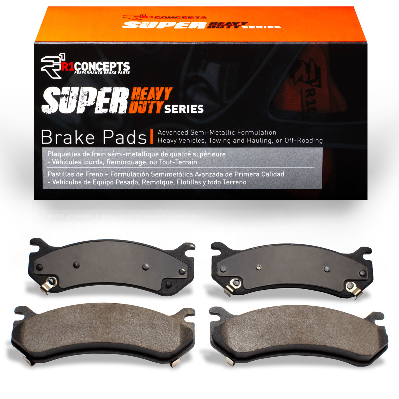 Hummer H2 Brake Pads - Front - R1 Concepts - Super Duty - `99-`13